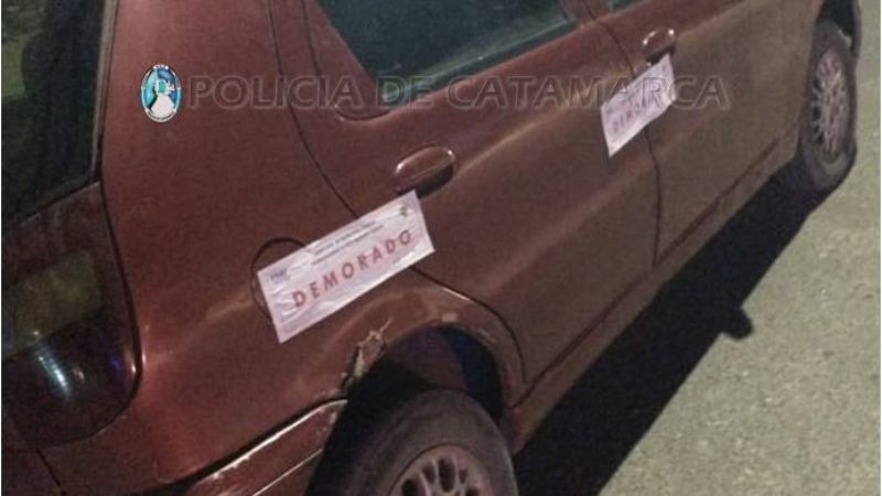 Secuestran un auto por alcoholemia positiva