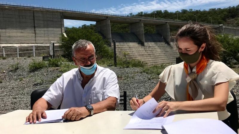 Catamarca recibió el Embalse de El Bolsón para su ejecución
