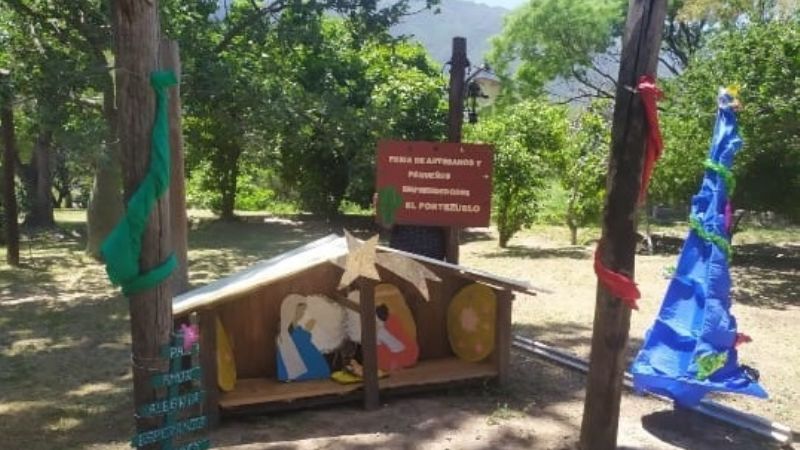 Feria de artesanos y emprendedores en El Portezuelo