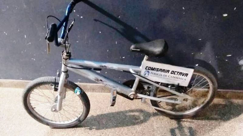 Aprehenden a al ladrón de una bicicleta
