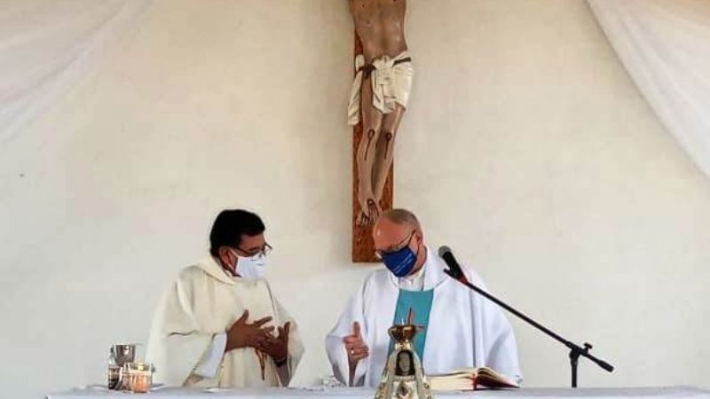 Visita de la Virgen y Misa de Navidad en las cárceles