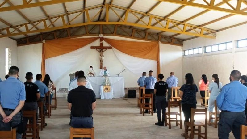 Visita de la Virgen y Misa de Navidad en las cárceles