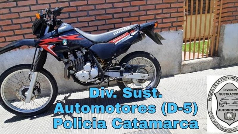 Llevó la moto a verificación y tenía números adulterados