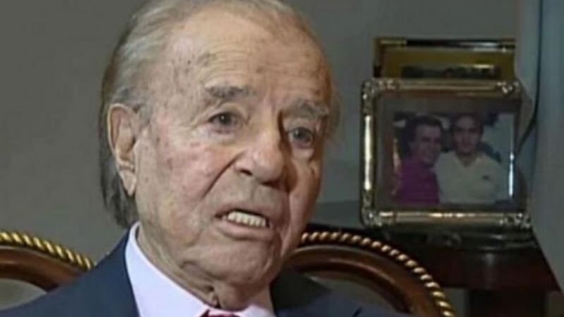 Menem entró en coma inducido y está en grave estado