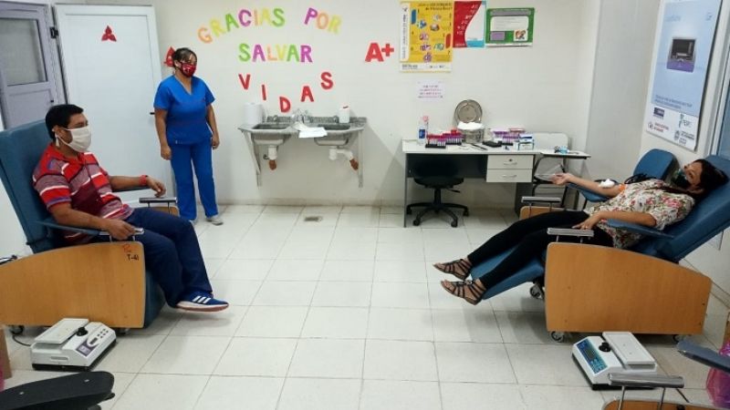 Casi 500 personas participaron en 2020 de colectas de sangre