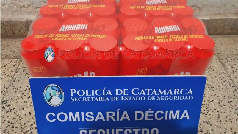 Detienen a un hombre que robó 24 latas de cerveza en un comercio