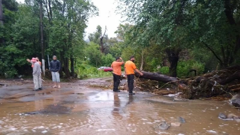 Trabajan en El Rodeo tras el intenso temporal