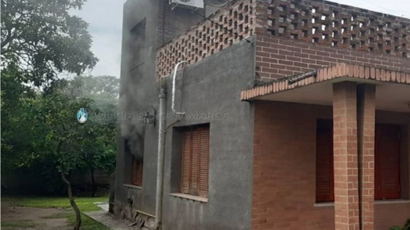 Incendio en una vivienda de Fray Mamerto Esquiú