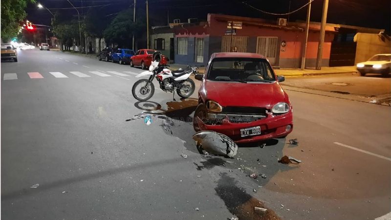 Choque con daños materiales en Av. Virgen del Valle