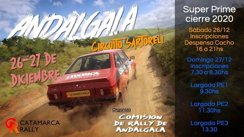 Andalgalá cierra su año de rally con un Súper Prime