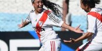 CAROLINA BIRIZAMBERRI, hizo dos goles ante Independiente, y es una de las figuras de River.