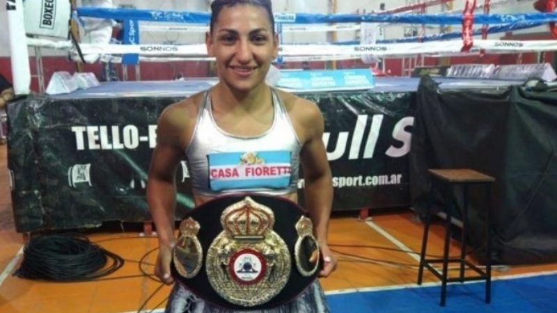 La “Capricho” Romero en la cima del boxeo argentino