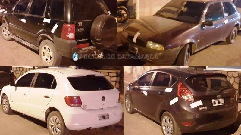 Una decena de vehículos secuestrados en Tinogasta