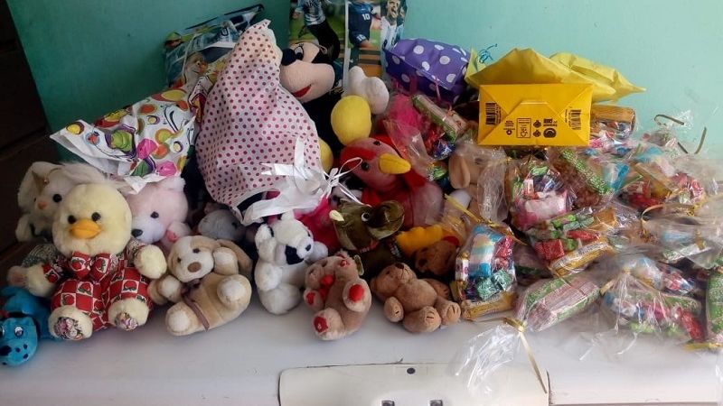 La Escuela de Fútbol La Banda llevó la Navidad al Sta. Marta