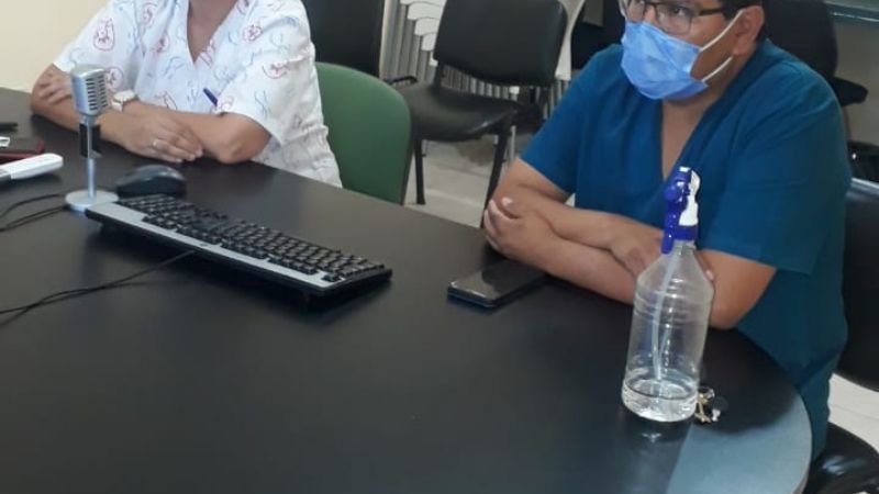 Capacitación sobre test rápido de VIH