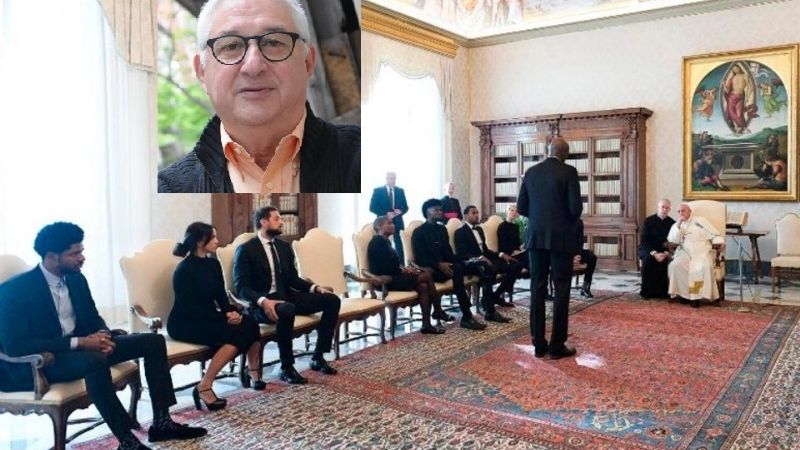 Paenza fue nexo entre el Papa y los jugadores de la NBA