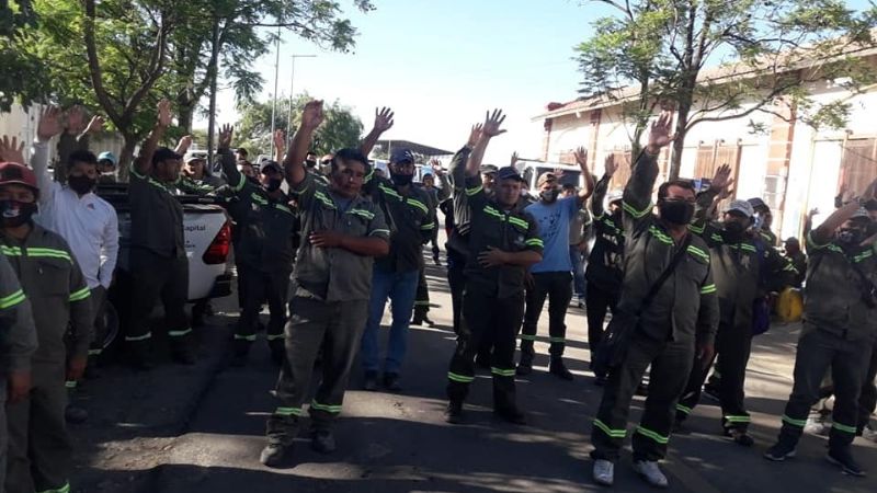 El SOEM protesta en varios sectores de la ciudad