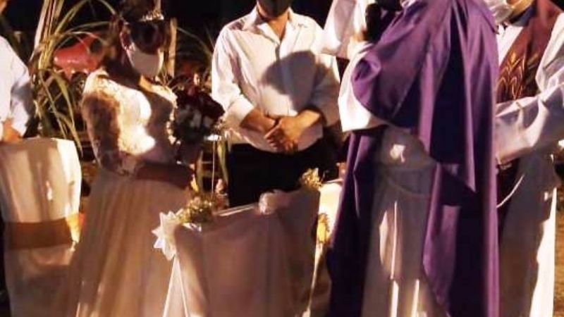 Bajada de la Virgen y bendición de la piedra basal del nuevo templo