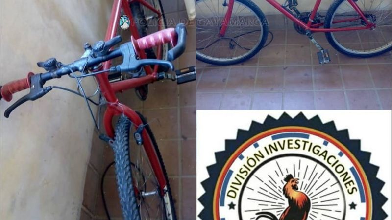 En Valle Viejo, recuperan una bicicleta robada