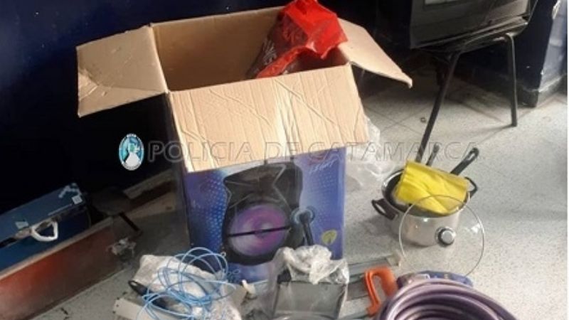 Secuestran elementos sustraídos en la zona sur de la Capital