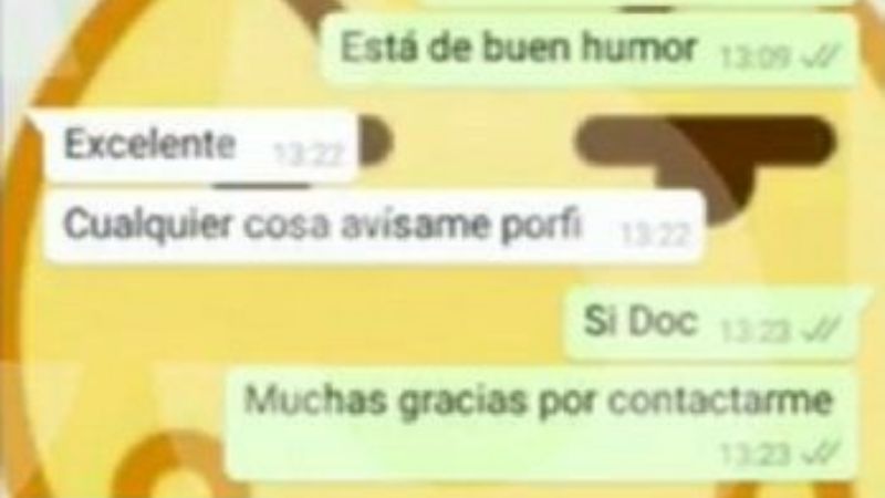 Revelan los chats entre la enfermera y la psiquiatra de Maradona
