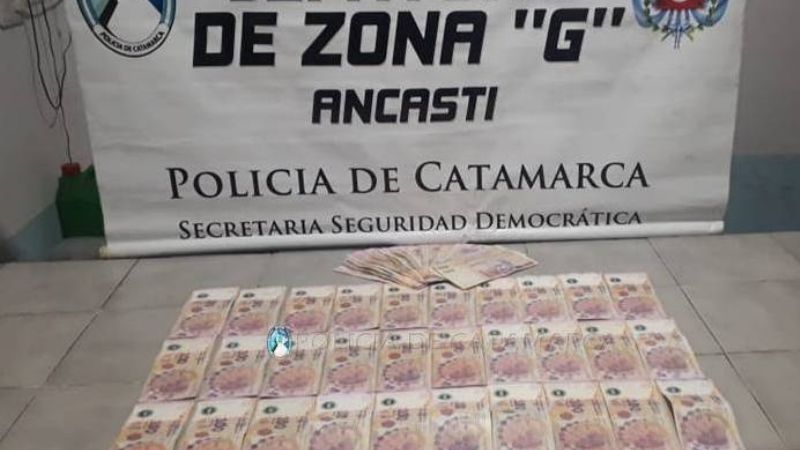 Joven devolvió 8 mil pesos de un robo domiciliario en Ancasti