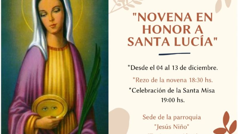 Celebraciones en honor de Santa Lucía