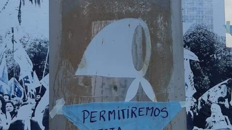 Repudio por el ataque al Monumento de los Desaparecidos