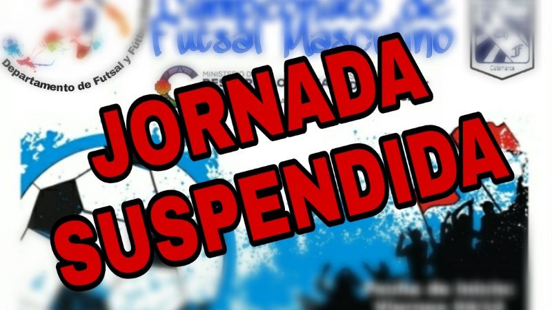 Por la lluvia suspenden el inicio del FutSal Masculino