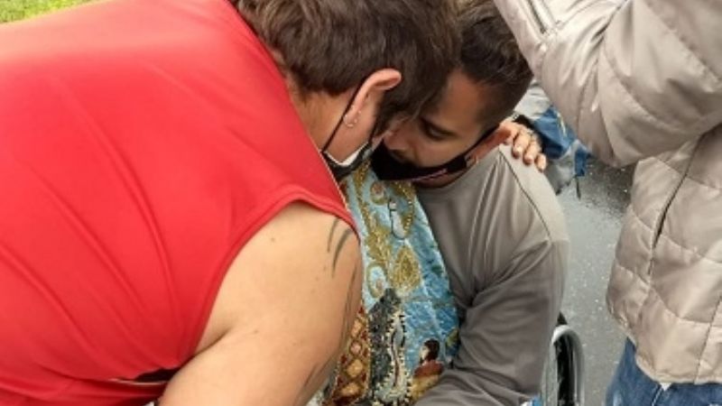 La Virgen fue al encuentro de un peregrino que venía a Catamarca