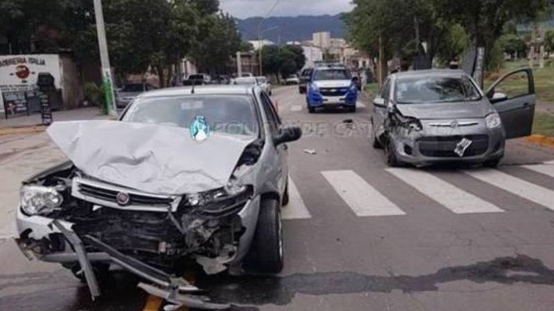 Violento choque en la Capital