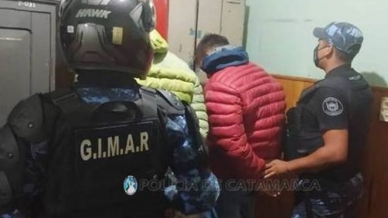 Desorden terminó con dos detenidos