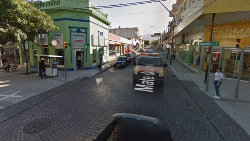 Choque en pleno Centro