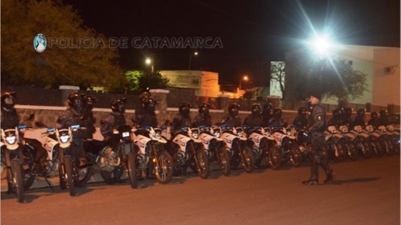 Más de 100 efectivos participaron de un operativo de seguridad en el sector sur