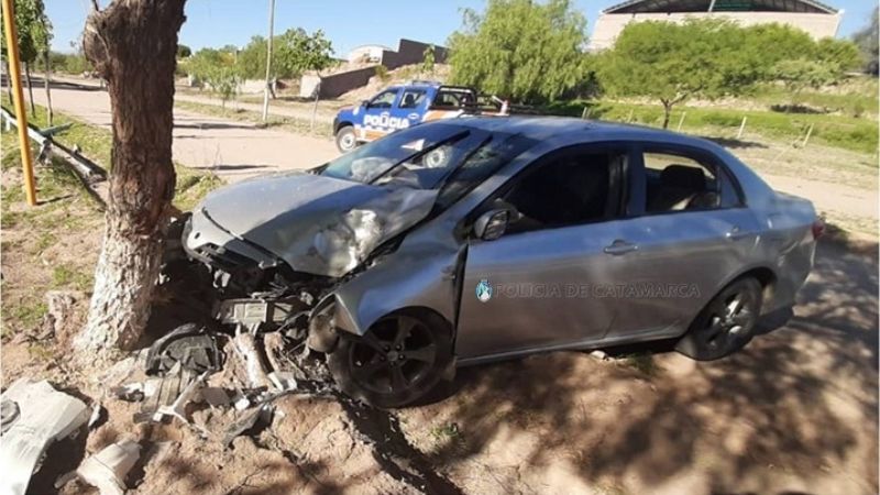 Destrozó el Corolla