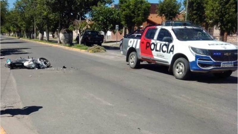 Colisión en calle Vicario Segura