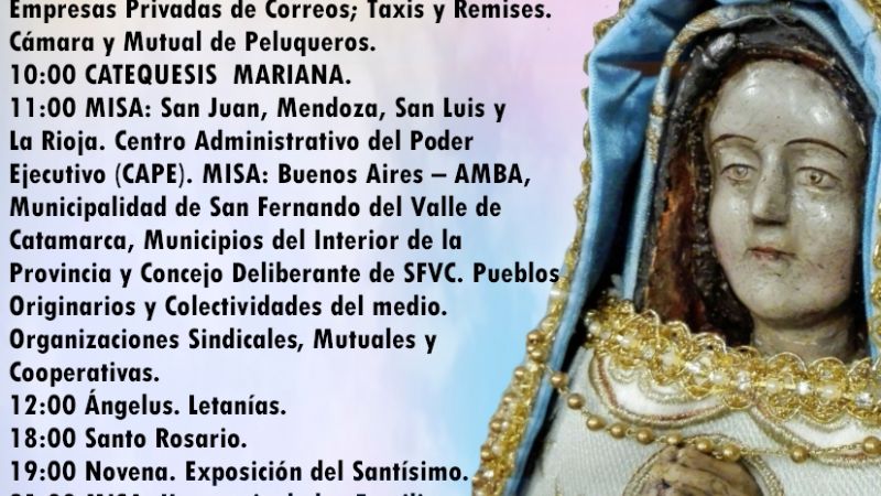 Fiestas marianas: lunes 7 de diciembre