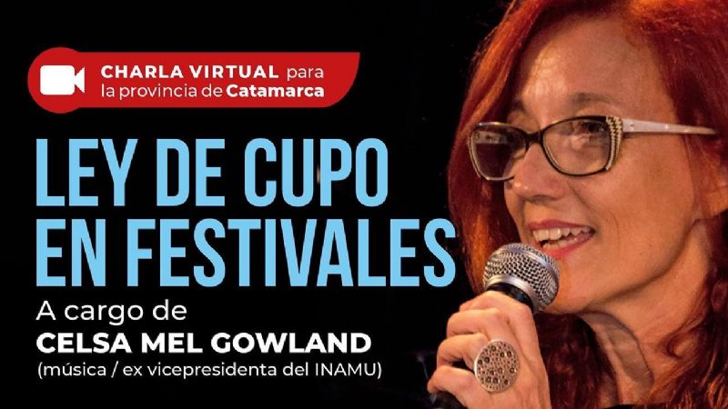 Charla virtual para la actividad musical de Catamarca