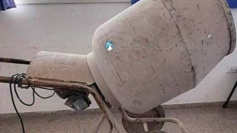 Recuperan una hormigonera