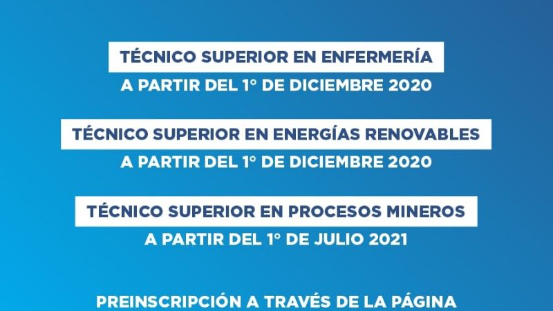 Inscripciones para carreras del Instituto Superior Técnico Industrial