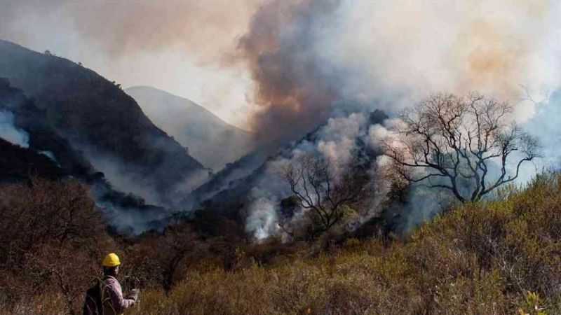Catamarca, la más afectada por los incendios forestales en el NOA