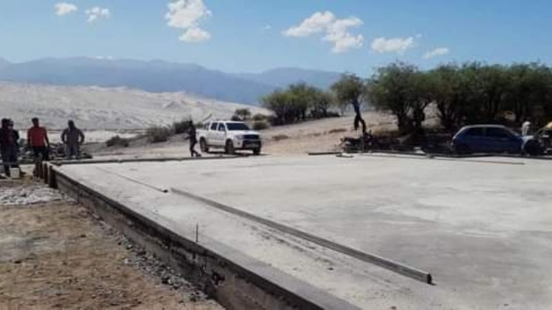 Recorrido y supervisión de  obras en Fiambalá