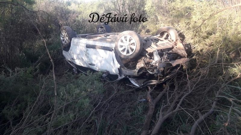 Regresaban de bailar y volcaron