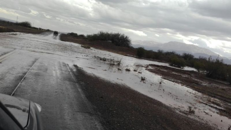 Se rehabilitó el tránsito en ruta 40, con precaución en varios sectores