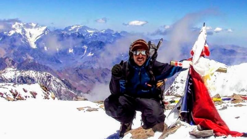 Montañista catamarqueño, récord en las alturas