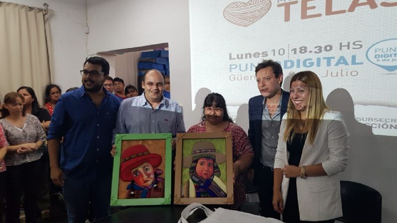 Gustavo presentó el Banco de Telas, un gran impulso para emprendedoras