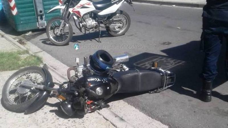 Una joven resultó lesionada en un siniestro vial