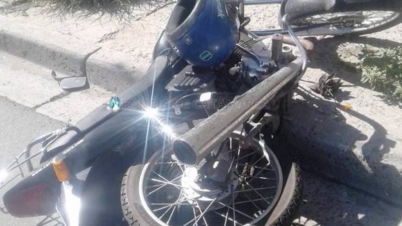 Una joven resultó lesionada en un siniestro vial