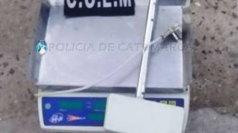 Secuestran una balanza de dudosa procedencia