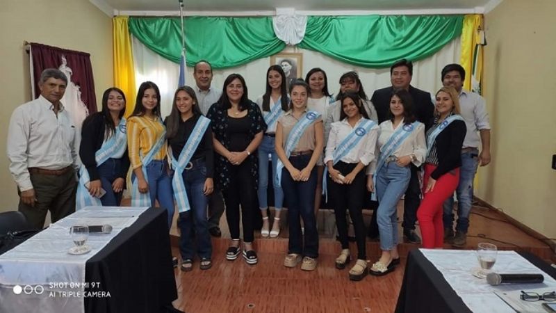 Precandidatas a Reinas del Cabrito visitaron el Concejo Deliberante